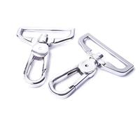 Bobeey 4 pcs 1 1/5,1 cm pivotant Snap Crochets Retire fermoirs mousquetons de matériel, Sac à Main, Sac à Main, sacs à main Crochets, robuste Snap fermoirs Bbc20 Argenté