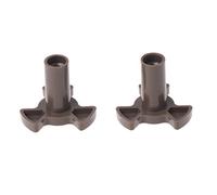 bobeini 2 pièces Universel Micro-Ondes Plaque tournante Embrayage Support de Montage Support engrenage Outils Gris foncé