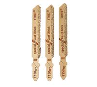 BOBEINI 3 pièces 3 "T150 Carbure Grain 50 Grit T-Shank Lames De Scie sauteuse Céramique Carrelage Outil De Coupe Nouveau