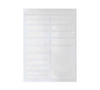 BOBEINI Ajusteur de Taille de Bague Invisible pour bagues lâches 6 Tailles entretoise de Garde de Bijoux ajusteur Transparent