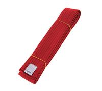 Bobeini Ceinture de taekwondo professionnelle pour karaté, judo, arts martiaux, ceinture de sport à rayures pour adultes et enfants, rouge, 180 cm