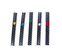 BOBEINI Lot de 100 LED SMD 0805 5 couleurs rouge, vert, bleu, jaune, blanc