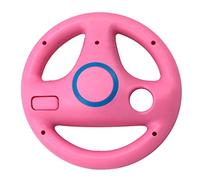 bobeini Volant ABS 3 Couleurs pour Console de Commande à Distance Wii Kart Racing Games Rose