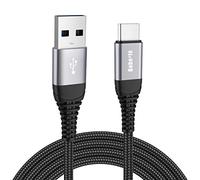 Bobeite Longue Câble USB C 3M, Câble Chargeur USB Type C Charge Rapide | Cordon USBC pour Manette PS5 Xbox Series X S,Samsung Galaxy S20 FE S21 S22 S23 Plus Ultra S10,Redmi Note 9 8 Pro,Sony Xperia