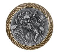 BOBIJOO Jewelry - Aimant/Magnet Saint-Christophe pour voiture - Protection et foi sur la route