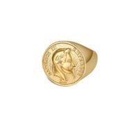 BOBIJOO Jewelry - Bague napoléon Pièce 20 Francs Or Bijou Acier Inoxydable - 60 (9 US)