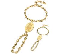 BOBIJOO Jewelry - Bracelet Bague Passa Mano Sainte Sara Camargue Acier Or