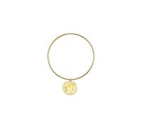 BOBIJOO Jewelry - Bracelet jonc Femme en Acier Inoxydable doré 2 mm avec pièce de 20 francs Marianne Coq - Bijou élégant et Intemporel signé Bobijoo