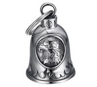 BOBIJOO Jewelry - Clochette Moto Mocy Bell Tête d'aigle Acier Inoxydable AR