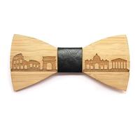 BOBIJOO Jewelry - Noeud Papillon Bois Bambou Rome Italie