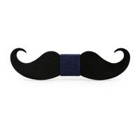BOBIJOO Jewelry - Noeud Papillon Bois Foncé Moustache Fait Main Homme au Choix Gentleman Cravate - Taille unique, N08