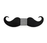 BOBIJOO Jewelry - Noeud Papillon Bois Foncé Moustache Fait Main - N03