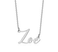 BOBIJOO Jewelry - Pendentif Collier Prénom Femme Fille Acier Inoxydable Argenté Au Choix - Zoe