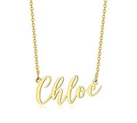 BOBIJOO Jewelry - Pendentif Collier Prénom Femme Fille Acier Inoxydable Plaqué Doré Or Au Choix - Chloe
