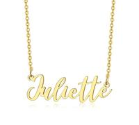 BOBIJOO Jewelry - Pendentif Collier Prénom Femme Fille Acier Inoxydable Plaqué Doré Or Au Choix - Juliette