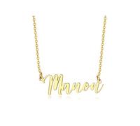 BOBIJOO Jewelry - Pendentif Collier Prénom Femme Fille Acier Inoxydable Plaqué Doré Or Au Choix - Manon
