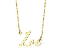 BOBIJOO Jewelry - Pendentif Collier Prénom Femme Fille Acier Inoxydable Plaqué Doré Or Au Choix - Zoe