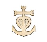 BOBIJOO Jewelry - Pin's épinglette croix de Camargue des Guardians Or