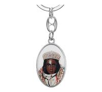 BOBIJOO Jewelry - Porte clé Sainte Sara Vierge noire Patronne des Gitans et des voyageurs Protection Camargue