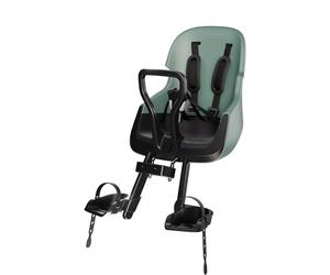 BOBIKE 8010700003 - Siège vélo Avant Exclusive Evolve Mini pour Tube de Direction, pour Enfants de 9 Mois à 3 Ans jusqu'à 15 kg en Couleur Menthe Poivrée