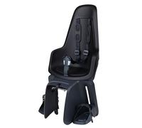 BOBIKE 8012100018 - Siège arrière One Maxi avec système E-BD pour vélo avec Roues de 26” à 29” adapté aux Enfants pesant jusqu'à 22 kg avec Fixation sur Le Porte-Bagages en Couleur Noir Urbain
