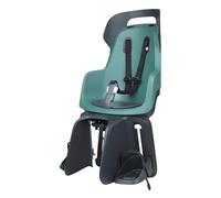 Bobike Go Mik Hd Carrier Child Bike Seat Argenté Max 22 kg Garçon Green