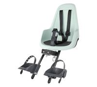 BOBIKE 8012500003 Go Mini Siège Vélo Avant pour Bébés et Tout-Petits pour Tube de Direction - Sûr, Réglable, Confortable et Élégant pour Bébés de 9 Mois à 3 Ans, Jusqu’à 15kg, Menthe Guimauve