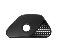 BOBIKE 8015300356 - Plaques Protection Repose-Pieds Paire pour Siège Junior Vélo Arrière Porta-Bagages One Junior, Noir