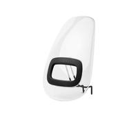 Bobike 8015500001 - Pare-Brise One+ Compatible avec Votre siège Avant One Mini pour vélos de Couleur Urban Noir