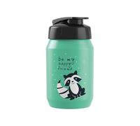 BOBIKE 8649400006 - One Biberon pour Enfants avec Une capacité de 450 ML et Un Bouchon Shaker. Bouteille d'eau de vélo Verte/Noir sans BPA