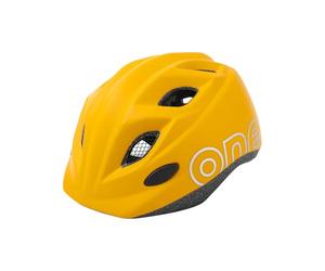 BOBIKE 8740800011 - Casque de vélo pour Enfants One Plus Taille réglable XS (48-52 cm) Qui se Combine Parfaitement avec Les sièges de sécurité GO de Couleur Strong Mustard