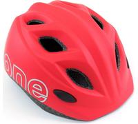 Bobike, casque de vélo pour enfants en XS 48 - 52 ou S 52 - 56 en bleu jaune rouge marron ou gris, couleur:rouge, taille du casque:48 - 52