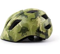 Bobike casque de vélo pour enfants vert avec impression Dino, mat, taille 52 à 56cm