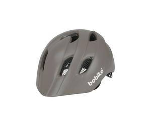 Bobike Exclusive Plus Helmet 8742000009 Casque de vélo pour bébé/enfant petit, multisport, 11 prises d'air, sécurité réfléchissante, filet anti-insectes, réglable, XS, 2-3 ans, 46-52 cm, marron Toffee