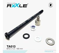 Bobike Radoxx Planse essieu pour la remorque M12X1.5 180 mm