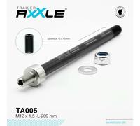 Bobike Radoxx Plant Assel pour la remorque M12x1.50 209 mm