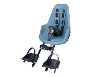 bobike Siège Enfant pour l'Avant ONE Mini avec Fixation bleue
