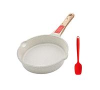 Bobikuke Poêle à Frire Antiadhésive 20 cm, D'aluminium poêle de chef saine en pierre avec Poignée détachable, Résistant au four et au lave vaisselle, Tous Types de Cuisinières