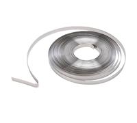 Bobina de cinturón de acero inoxidable de grosor de 0.03 pulgadas, toque de metal de ancho de 3/4 de pulgada con resistencia a la resistencia de la rotura máxima de 1700 libras