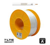 Bobine 100m Câble coaxial TV SK6Fplus BLANC