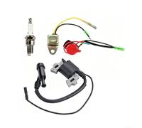 Bobine Allumage pour honda pour gx390 avec Interrupteur Moteur | complet, interrupteur marche/arrêt, bougie incluse, compatible pour gx390, contrôle moteur optimal