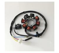 Bobine Allumage Stator Magnéto À 8 Pôles Et 4 Fils À Double Allumage pour 4 Temps Scooter Cyclomoteur VTT Quad Go Kart 139QMB 1P39QMB GY6 50 60 80 CC Dispositif D'allumage