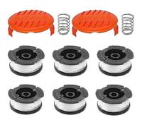 Bobine Black+Decker A6481 + lot de 6 fils compatibles avec débroussailleuse Reflex