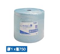 Bobine bleue d'essuyage à dévidage central Wypall L40 , 750 formats