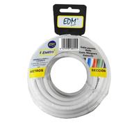 Bobine Câble Audio Plat Blanc 2x1,5mm 20mts