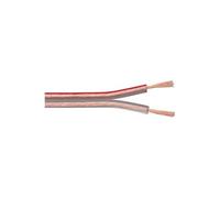 Bobine câble HP, OFC, 2x0.75mm², transparent, 10m