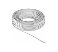 Bobine câble HP, OFC, 2x1.5mm², blanche, 10m