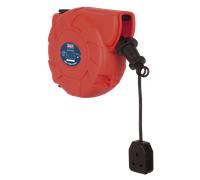 Bobine Câble Système Rétractable 10m 1 X 230V Prise - Sealey CRM101 Neuf