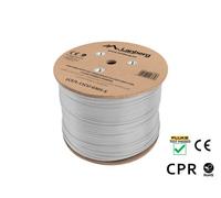Bobine Cat.7 LANBERG SFTP 305M Solide CU LSZH CPR + FLUKE Passé Gris
