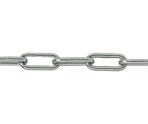 Bobine chaîne soudée droite maille longue 25 m - ø2.5 mm